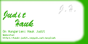 judit hauk business card